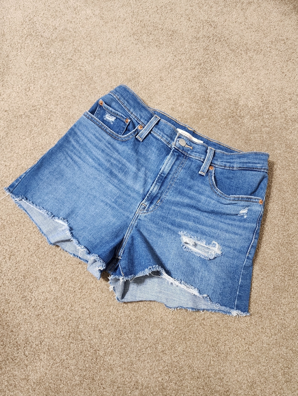 Levis High Rise Jean Short